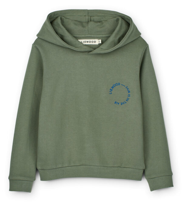 Hoodie green Hildur