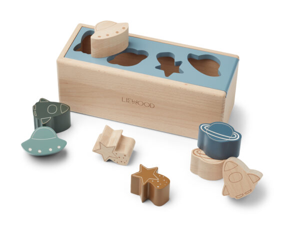 Boîte à formes espace bleu Midas