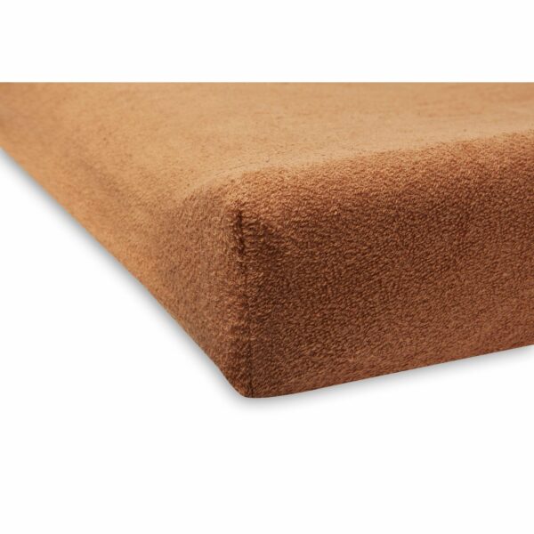 Housse pour matelas à langer éponge caramel/biscuit – Image 2