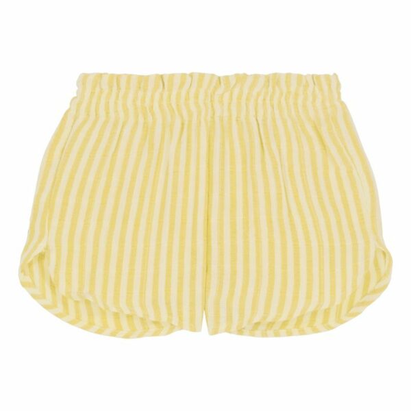 Short Georgette rayures jaune