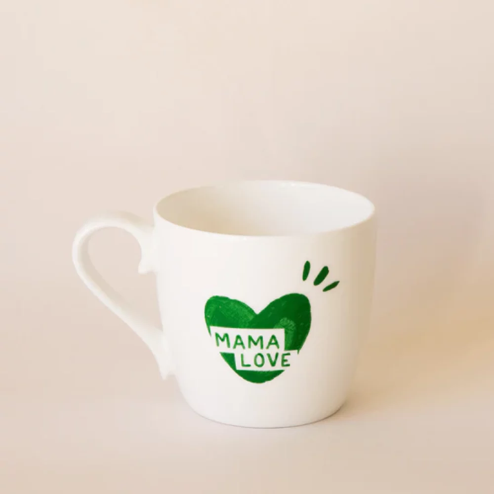 mug coeur mama love
