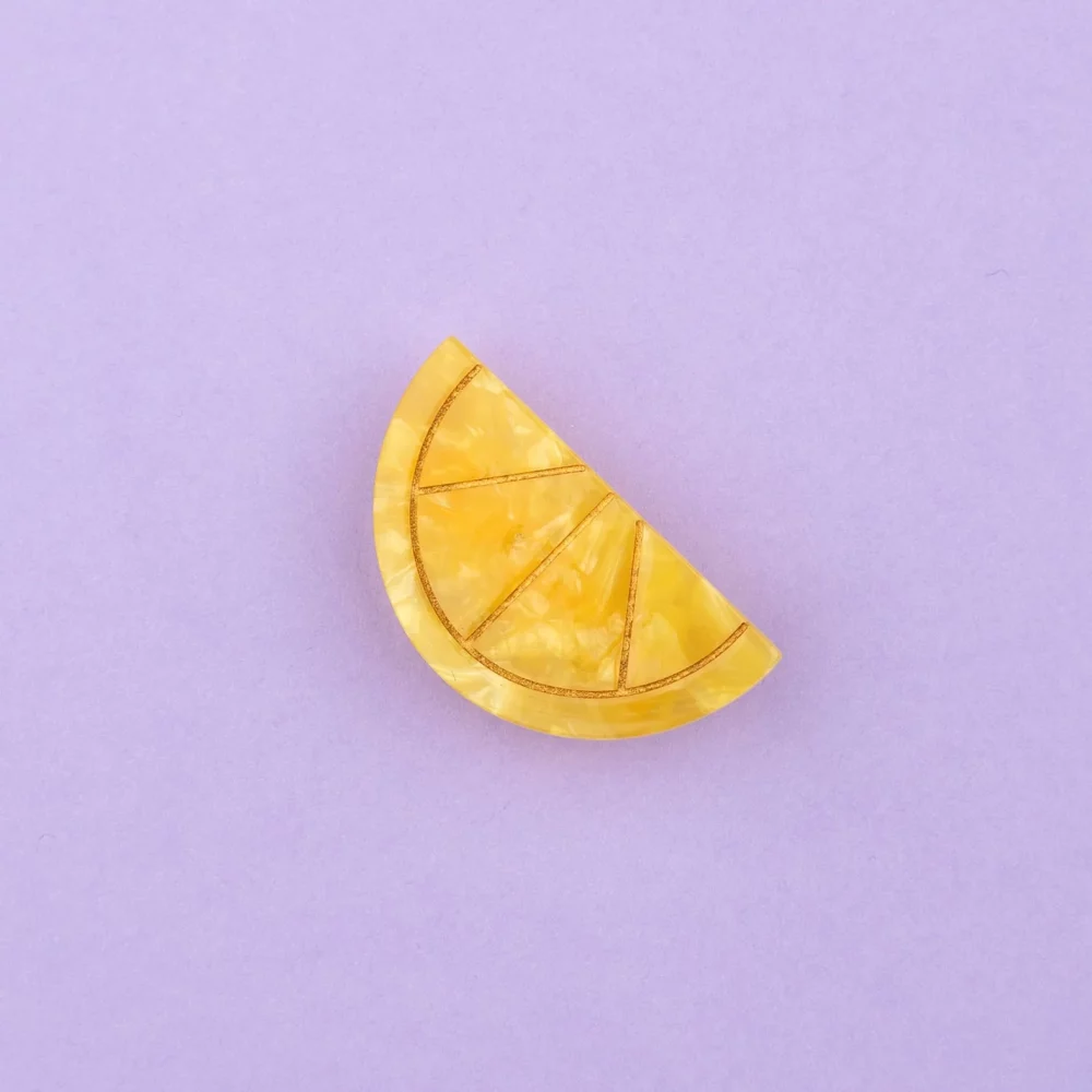 Mini barrette citron