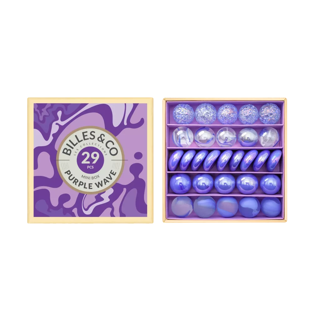 Mini box billes Purple Wave