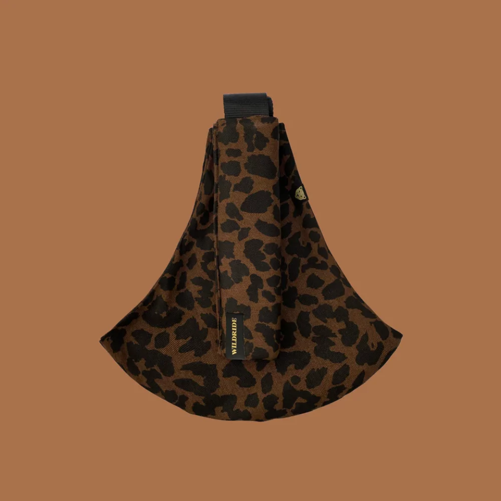 Porte bébé - leopard marron