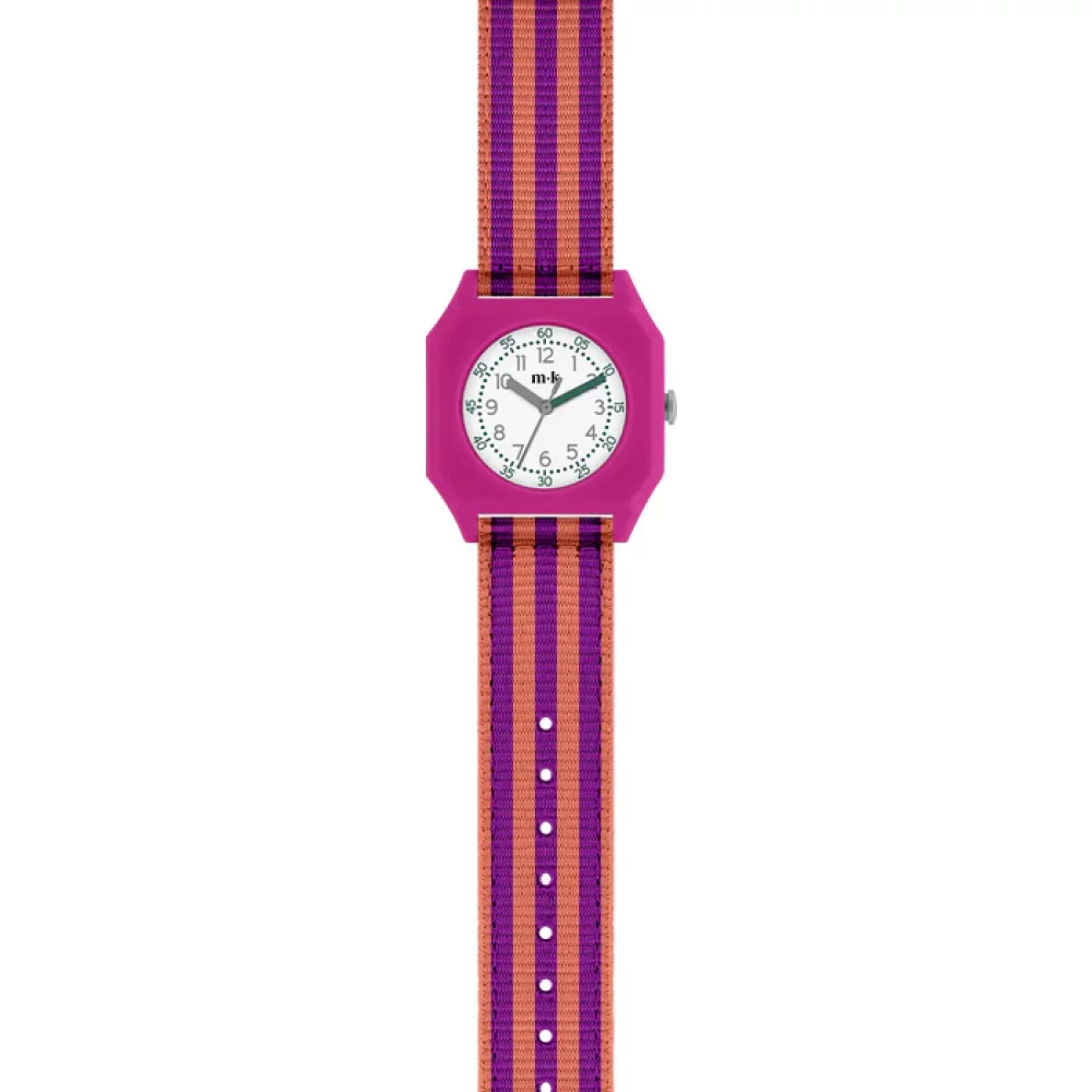 Montre papaye stripes mini kyomo