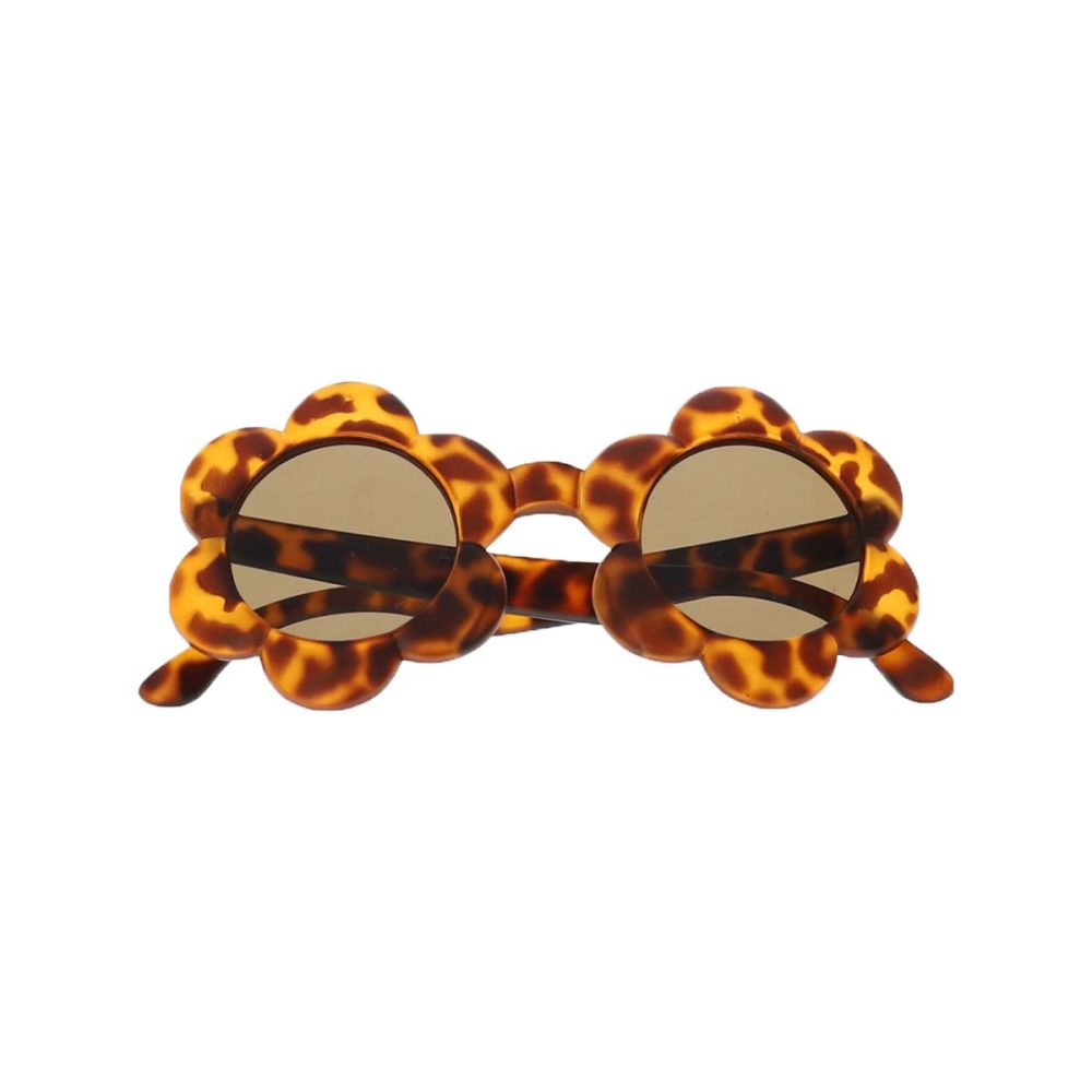 lunette de soleil fleurs léopard